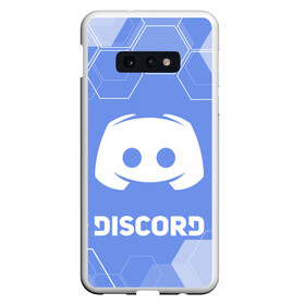 Чехол для Samsung S10E с принтом DISCORD / ДИСКОРД / ПЛИТЫ в Екатеринбурге, Силикон | Область печати: задняя сторона чехла, без боковых панелей | discord | discord nitro | gamer | games | дискорд | дискорд бот | дискорд нитро | дискорд сервер | игры | логотип | плиты | соты | социальные сети | узор. | фон