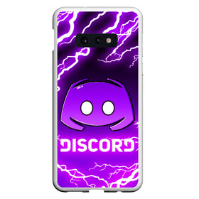 Чехол для Samsung S10E с принтом DISCORD / ДИСКОРД / МОЛНИЯ  в Екатеринбурге, Силикон | Область печати: задняя сторона чехла, без боковых панелей | discord | discord nitro | gamer | games | дискорд | дискорд бот | дискорд нитро | дискорд сервер | игры | логотип | молния | пурпурный | свет | социальные сети | фиолетовый.