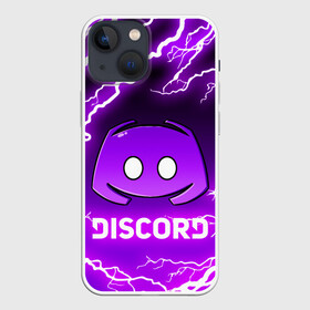 Чехол для iPhone 13 mini с принтом DISCORD   ДИСКОРД   МОЛНИЯ в Екатеринбурге,  |  | discord | discord nitro | gamer | games | дискорд | дискорд бот | дискорд нитро | дискорд сервер | игры | логотип | молния | пурпурный | свет | социальные сети | фиолетовый.