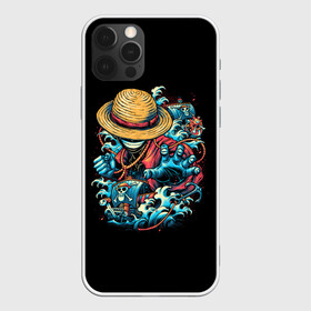 Чехол для iPhone 12 Pro с принтом One Piece. Retro Style в Екатеринбурге, силикон | область печати: задняя сторона чехла, без боковых панелей | Тематика изображения на принте: d | one | piece | белоус | боа | брук | ван | гарп | гоинг | д | дозор | зоро | кид | ло | луффи | мерри | михоук | монки | нами | пис | робин | ророноа | сабо | санджи | санни | саузенд | соломенная | тич | трафальгар