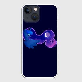 Чехол для iPhone 13 mini с принтом Принцесса Луна в Екатеринбурге,  |  | my little pony | весёлая пинки пай | добрая флаттершайн | дружба это чудо | единорог | единороги | май литл пони | мульт | мультфильм | радуга дэш | селестия | спайк | сумеречная искорка | честная эплджек