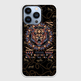 Чехол для iPhone 13 Pro с принтом WILD TIGER в Екатеринбурге,  |  | голова тигра | дикий тигр | зверь | тигр | хищник