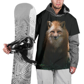 Накидка на куртку 3D с принтом Хитрый Лис в Екатеринбурге, 100% полиэстер |  | Тематика изображения на принте: animals | beast | forest | fox | nature | orange | predator | red | животные | зверь | лес | лис | лиса | лисица | лисичка | природа | рыжая | рыжий | фыр | хитрый | хищник