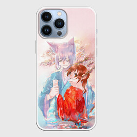 Чехол для iPhone 13 Pro Max с принтом Томоэ и Нанами в Екатеринбурге,  |  | akura | kamisama kiss | kitsune | mizuki | nanami | tomoe | yokai | акура | аниме | бог | боги | демон лис | демоны | ёкай | змея | йокай | кицуне | лис | мидзуки | мизуки | нанами | неко | очень приятно бог | томое | томоэ