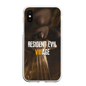 Чехол для iPhone XS Max матовый с принтом RESIDENT EVIL VILLAGE | ЛЕДИ ДИМИТРЕСКУ (Z) в Екатеринбурге, Силикон | Область печати: задняя сторона чехла, без боковых панелей | Тематика изображения на принте: horror | resident evil | resident evil 8 | village | демитреска | деревня | димитреску | леди димитреска | обитель зла | резидент эвил | ресидент евил | хоррор