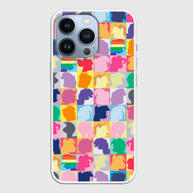 Чехол для iPhone 13 Pro с принтом Команда пони в Екатеринбурге,  |  | my little pony | pattern | дружба это чудо | единорог | единороги | май литл пони | мульт | мультфильм | узор