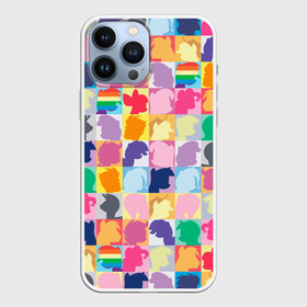 Чехол для iPhone 13 Pro Max с принтом Команда пони в Екатеринбурге,  |  | my little pony | pattern | дружба это чудо | единорог | единороги | май литл пони | мульт | мультфильм | узор