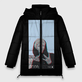 Женская зимняя куртка Oversize с принтом WorLdMirNy NEO в Екатеринбурге, верх — 100% полиэстер; подкладка — 100% полиэстер; утеплитель — 100% полиэстер | длина ниже бедра, силуэт Оверсайз. Есть воротник-стойка, отстегивающийся капюшон и ветрозащитная планка. 

Боковые карманы с листочкой на кнопках и внутренний карман на молнии | neo | vaporwawe | worldmirny | античность | вапорваве | вапорвейв | статуя | тренды