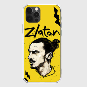 Чехол для iPhone 12 Pro с принтом ЗЛАТАН ИБРАГИМОВИЧ ZLATAN в Екатеринбурге, силикон | область печати: задняя сторона чехла, без боковых панелей | Тематика изображения на принте: football | sport | zlatan ibrahimovic | златан ибрагимович | милан | сборная швеции. zlatan | спорт | футбол