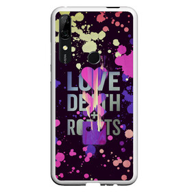 Чехол для Honor P Smart Z с принтом Love Death and Robots в Екатеринбурге, Силикон | Область печати: задняя сторона чехла, без боковых панелей | Тематика изображения на принте: cartoon | death | fantasy | heavy | horror | metal | miller | netflix | robots | tim | witness | любовь | миллер | мультфильм | робот | роботы | тим | ужасы | фэнтези