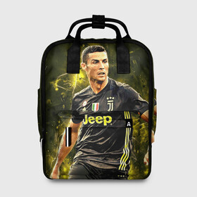 Женский рюкзак 3D с принтом Cristiano Ronaldo (Juventus) в Екатеринбурге, 100% полиэстер | лямки с регулируемой длиной, сверху ручки, чтобы рюкзак нести как сумку. Основное отделение закрывается на молнию, как и внешний карман. Внутри два дополнительных кармана, один из которых закрывается на молнию. По бокам два дополнительных кармашка, куда поместится маленькая бутылочка
 | Тематика изображения на принте: 7 | cr | cr7 | cristiano | fc | fifa | footbal | juventus | madrid | portugal | real | ronaldo | soccer | криштиану | лига | мяч | мячик | поле | португалия | роналду | спорт | форма | футбол | футболист | футбольная | футбольный | чемпион |