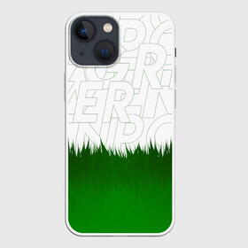 Чехол для iPhone 13 mini с принтом GREEN POWER в Екатеринбурге,  |  | eco | green peace | nature | vegan | вегетарианство | гринпис | зеленая сила | летний | натуральный | природа | свежий | тренд | эко | экология | яркий