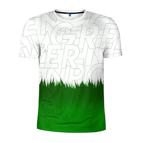 Мужская футболка 3D спортивная с принтом GREEN POWER в Екатеринбурге, 100% полиэстер с улучшенными характеристиками | приталенный силуэт, круглая горловина, широкие плечи, сужается к линии бедра | eco | green peace | nature | vegan | вегетарианство | гринпис | зеленая сила | летний | натуральный | природа | свежий | тренд | эко | экология | яркий