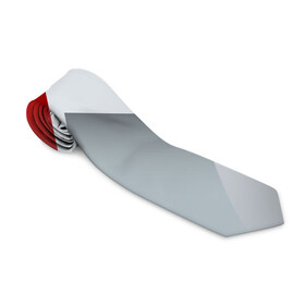 Галстук 3D с принтом 3D SPORT STYLE RED  WHITE в Екатеринбурге, 100% полиэстер | Длина 148 см; Плотность 150-180 г/м2 | 3d | 3д | sport | абстракция | линии | паттерн | соты | спортивный стиль | текстуры
