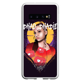 Чехол для Samsung Galaxy S10 с принтом Bhad Bhabie в Екатеринбурге, Силикон | Область печати: задняя сторона чехла, без боковых панелей | bad bhabi | bad bhabie | bad fabi | bad phabie | bhabie | bhad fabhi | danielle bregoli | gansta | gucci | hip hop | phabie | rap | trap | бэд фаби | бэд фабия | гучи | реп | рэп | трэп | фабия | хип хоп