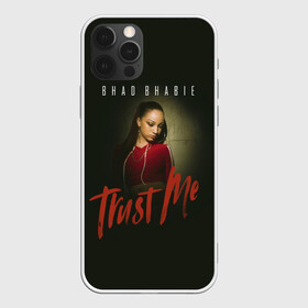 Чехол для iPhone 12 Pro с принтом Bhad Bhabie Trust me в Екатеринбурге, силикон | область печати: задняя сторона чехла, без боковых панелей | Тематика изображения на принте: bad bhabi | bad bhabie | bad fabi | bad phabie | bhabie | bhad fabhi | danielle bregoli | gansta | gucci | hip hop | phabie | rap | trap | бэд фаби | бэд фабия | гучи | реп | рэп | трэп | фабия | хип хоп