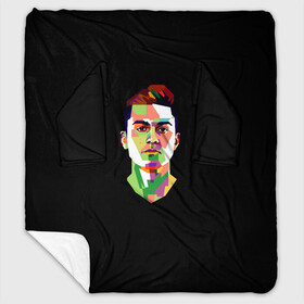 Плед с рукавами с принтом Paulo Dybala Pop Art в Екатеринбурге, 100% полиэстер | Закругленные углы, все края обработаны. Ткань не мнется и не растягивается. Размер 170*145 | art | champion | dybala | football | form | institute | juventus | palermo | paulo | player | pop | soccer | uniform | дибала | институто | легенда | палермо | пауло | форма | футбол | футбола | футболист | чемпион | ювентус