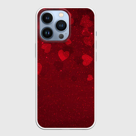 Чехол для iPhone 13 Pro с принтом КРАСНЫЕ СЕРДЕЧКИ | HEART (Z) в Екатеринбурге,  |  | affection | cardiac | fondness | heart | love | loving | любимая | любмый | любовь | любоф | любофф | любофь | надписи | надпись | сердечко | сердце | сердцевина | сердчишко