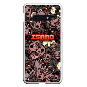 Чехол для Samsung S10E с принтом Binding of Isaac Stickerbomb в Екатеринбурге, Силикон | Область печати: задняя сторона чехла, без боковых панелей | Тематика изображения на принте: afterbirth | art | boss | game | gaming | pattern | roguelike | rpg | steam | stickerbombing | the binding of isaac | арт | графика | жертвоприношение исаака | игра | изаак | иллюстрация | паттерн | рисунки | рисунок | рогалик | стикербомбин