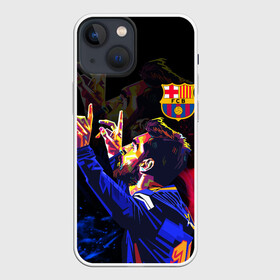 Чехол для iPhone 13 mini с принтом ЛИОНЕЛЬ МЕССИ   ОГОНЬ   FIRE в Екатеринбурге,  |  | argentina | barcelona | fire | football | lionel andrs messi | sport | uefa | аргентина | барселона | лионель месси | огонь. | спорт | уефа | футбол