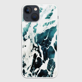 Чехол для iPhone 13 mini с принтом море в Екатеринбурге,  |  | ocean | sea | киты | море | морской принт | морской фон | океан | паттерн | рыбы | текстуры