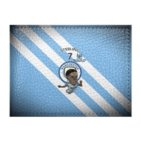 Обложка для студенческого билета с принтом Рахим Стерлинг МанСити в Екатеринбурге, натуральная кожа | Размер: 11*8 см; Печать на всей внешней стороне | raheem sterling | англия | горожане | манчестер сити | полузащитник | рахим стерлинг | сити | футбол | футболист