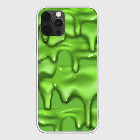 Чехол для iPhone 12 Pro Max с принтом Green Slime в Екатеринбурге, Силикон |  | drips | green | slime | желе | зелёный | слайм