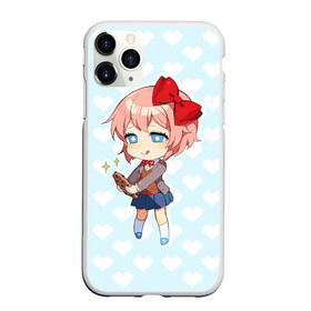 Чехол для iPhone 11 Pro матовый с принтом Chibi Sayori в Екатеринбурге, Силикон |  | Тематика изображения на принте: ddlc | doki doki literature club | sayori | саёри | сайори