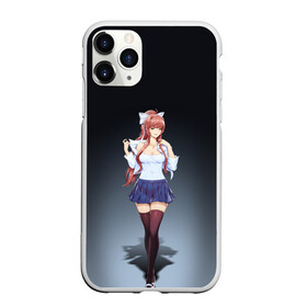 Чехол для iPhone 11 Pro Max матовый с принтом Doki Doki Literature Club Monika (Z) в Екатеринбурге, Силикон |  | doki doki | doki doki literature club | monika | natsuki | sayori | team salvato | yuri | доки | доки доки | литературный клуб | моника | нацуки | саёри | тук тук | юри