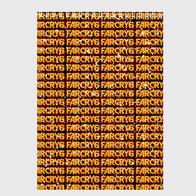 Скетчбук (блокнот) с принтом Far Cry 6 в Екатеринбурге, 100% бумага
 | 48 листов, плотность листов — 100 г/м2, плотность картонной обложки — 250 г/м2. Листы скреплены сверху удобной пружинной спиралью | far cry 6 | игра | лого | надпись | текстура | частицы
