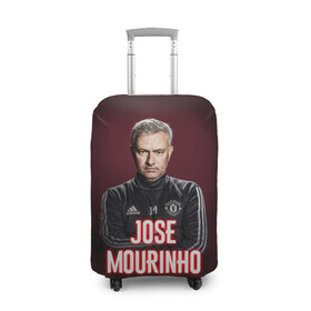 Чехол для чемодана 3D с принтом Жозе Моуринью в Екатеринбурге, 86% полиэфир, 14% спандекс | двустороннее нанесение принта, прорези для ручек и колес | jose mourinho | жозе моуринью | известные личности | мужчинам | португалия | спорт | спортсмены | тренер | футбол | футболист | хобби