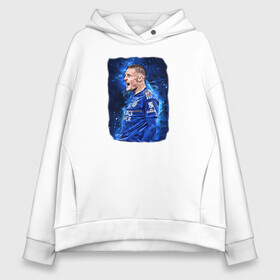 Женское худи Oversize хлопок с принтом Джейми Варди Jamie Vardy в Екатеринбурге, френч-терри — 70% хлопок, 30% полиэстер. Мягкий теплый начес внутри —100% хлопок | боковые карманы, эластичные манжеты и нижняя кромка, капюшон на магнитной кнопке | jamie vardy | king power | lester city | англия | британия | джейми варди | известные личности | лестер сити | мужчинам | спорт | спортсмены | футбол | футболист | хобби | эмоции