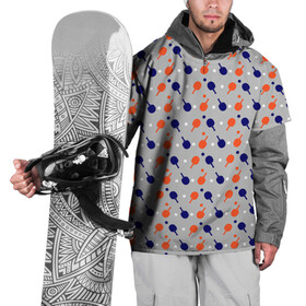 Накидка на куртку 3D с принтом Пинг-понг в Екатеринбурге, 100% полиэстер |  | ping pong | sport | tennis | настольный теннис | пинг понг | ракетка | спорт | теннис