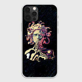 Чехол для iPhone 12 Pro Max с принтом Горгона YES в Екатеринбурге, Силикон |  | Тематика изображения на принте: бог | греция | змея | история | камень | медуза | миф | мифология | рим | статуя