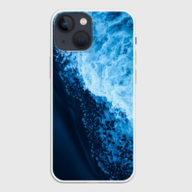 Чехол для iPhone 13 mini с принтом море в Екатеринбурге,  |  | ocean | sea | киты | море | морские мотивы | морской принт | морской фон | океан | рыбы | текстуры