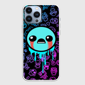 Чехол для iPhone 13 Pro Max с принтом Blue Isaac в Екатеринбурге,  |  | binding | game | games | hell | isaac | the binding of isaac | ад | жертвоприношение исаака | игра | игры | исаак