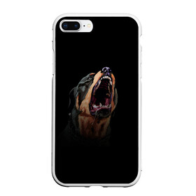 Чехол для iPhone 7Plus/8 Plus матовый с принтом Собака Chop в Екатеринбурге, Силикон | Область печати: задняя сторона чехла, без боковых панелей | Тематика изображения на принте: chop | gta 5 | гта 5 | игра | собака | чоп