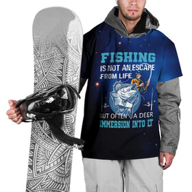 Накидка на куртку 3D с принтом FISHING PLANET Рыбалка в Екатеринбурге, 100% полиэстер |  | Тематика изображения на принте: fish | карп | лето | отдых | поклев | рыба | рыбалка | рыболов | спиннинг | удилище | удочка