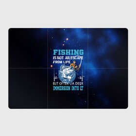 Магнитный плакат 3Х2 с принтом FISHING PLANET Рыбалка в Екатеринбурге, Полимерный материал с магнитным слоем | 6 деталей размером 9*9 см | Тематика изображения на принте: fish | карп | лето | отдых | поклев | рыба | рыбалка | рыболов | спиннинг | удилище | удочка