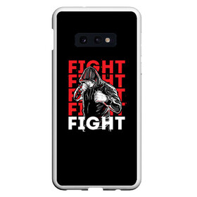 Чехол для Samsung S10E с принтом FIGHT в Екатеринбурге, Силикон | Область печати: задняя сторона чехла, без боковых панелей | boxing | fight club | mma | ufc | боевые искусства | боец | бои | бойцовский клуб | бокс | боксёр | борьба | воин | единоборства | кикбоксинг | майк тайсон | мма | муай тай | мухаммед али | рукопашный бой | сила