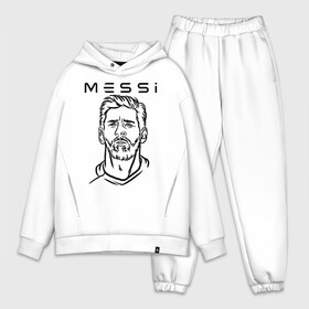 Мужской костюм хлопок OVERSIZE с принтом MESSI черные силуэт в Екатеринбурге,  |  | argentina | barca | barcelona | fc barcelona | lionel messi | spain | sport | uefa | аргентина | барса | барселона | золотой мяч | игрок | испания | камп ноу | лео месси | лионель месси | мяч | спорт | тренер | уефа 