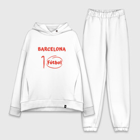 Женский костюм хлопок Oversize с принтом Barcelona 10 в Екатеринбурге,  |  | argentina | barca | barcelona | football | lionel | messi | spain | sport | аргентина | барса | барселона | гол | золотой мяч | игрок | испания | камп ноу | лионель | месси | мяч | спорт | тренер | футбол | чемпион |