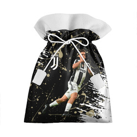 Подарочный 3D мешок с принтом Juventus Пауло Дибала в Екатеринбурге, 100% полиэстер | Размер: 29*39 см | Тематика изображения на принте: cr7 | juve | juventus | paulo dybala | ronaldo | пауло дибала | роналдо | ювентус