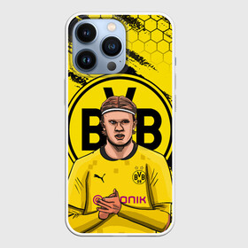 Чехол для iPhone 13 Pro с принтом ЭРЛИНГ ХОЛАНД   ERLING HAALAND в Екатеринбурге,  |  | borussia | erling braut haaland | football | sport | uefa | боруссия | сборная норвегии. | спорт | уефа | футбол | эрлинг холанд