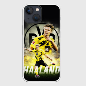 Чехол для iPhone 13 mini с принтом ЭРЛИНГ ХОЛАНД   ERLING HAALAND в Екатеринбурге,  |  | borussia | erling braut haaland | football | sport | uefa | боруссия | сборная норвегии. | спорт | уефа | футбол | эрлинг холанд