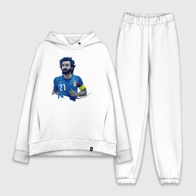 Женский костюм хлопок Oversize с принтом Andrea Pirlo в Екатеринбурге,  |  | andrea pirlo | football | juventus | pirlo | vdkarsvet | андреа пирло | пирло | футбол | ювентус