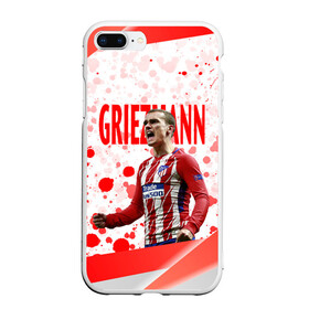 Чехол для iPhone 7Plus/8 Plus матовый с принтом Антуан Гризманн | Antoine Griezmann (+спина) (Z) в Екатеринбурге, Силикон | Область печати: задняя сторона чехла, без боковых панелей | antoine griezmann | антуан гризманн | атлетико | барса | барселона | гризман | реал сосьедад | сборная франции