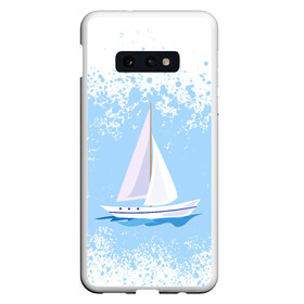 Чехол для Samsung S10E с принтом ОДИНОКАЯ ЛОДКА | SAILBOAT (Z) в Екатеринбурге, Силикон | Область печати: задняя сторона чехла, без боковых панелей | Тематика изображения на принте: boat | sailboat | ship | ships | бумага | кораблик | кораблики | корабль | красный парус | лодка | лодочка на белом | мореход | одинокая лодка | оригами | парус | парусник | судно | яхта