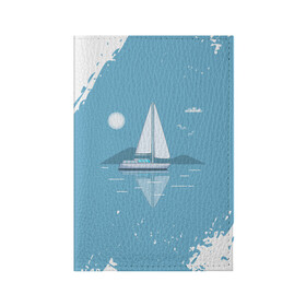 Обложка для паспорта матовая кожа с принтом ОДИНОКИЙ ПАРУСНИК | SAILBOAT (Z) в Екатеринбурге, натуральная матовая кожа | размер 19,3 х 13,7 см; прозрачные пластиковые крепления | Тематика изображения на принте: boat | sailboat | ship | ships | бумага | кораблик | кораблики | корабль | красный парус | лодка | лодочка на белом | мореход | одинокая лодка | оригами | парус | парусник | судно | яхта