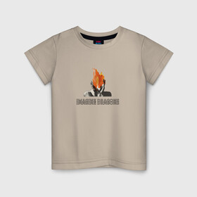 Детская футболка хлопок с принтом Imagine Dragons в Екатеринбурге, 100% хлопок | круглый вырез горловины, полуприлегающий силуэт, длина до линии бедер | believer | dan reynolds | dragons | evolve | imagine | indie | pop | rock | имежин дрэгонс | инди | поп | рок
